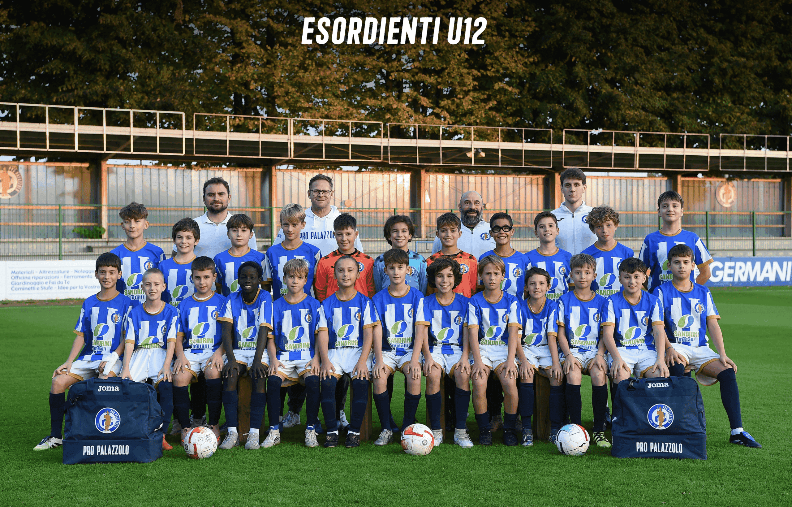 Foto di squadra Esordienti Under 12 del Pro Palazzolo, stagione 2025/2026