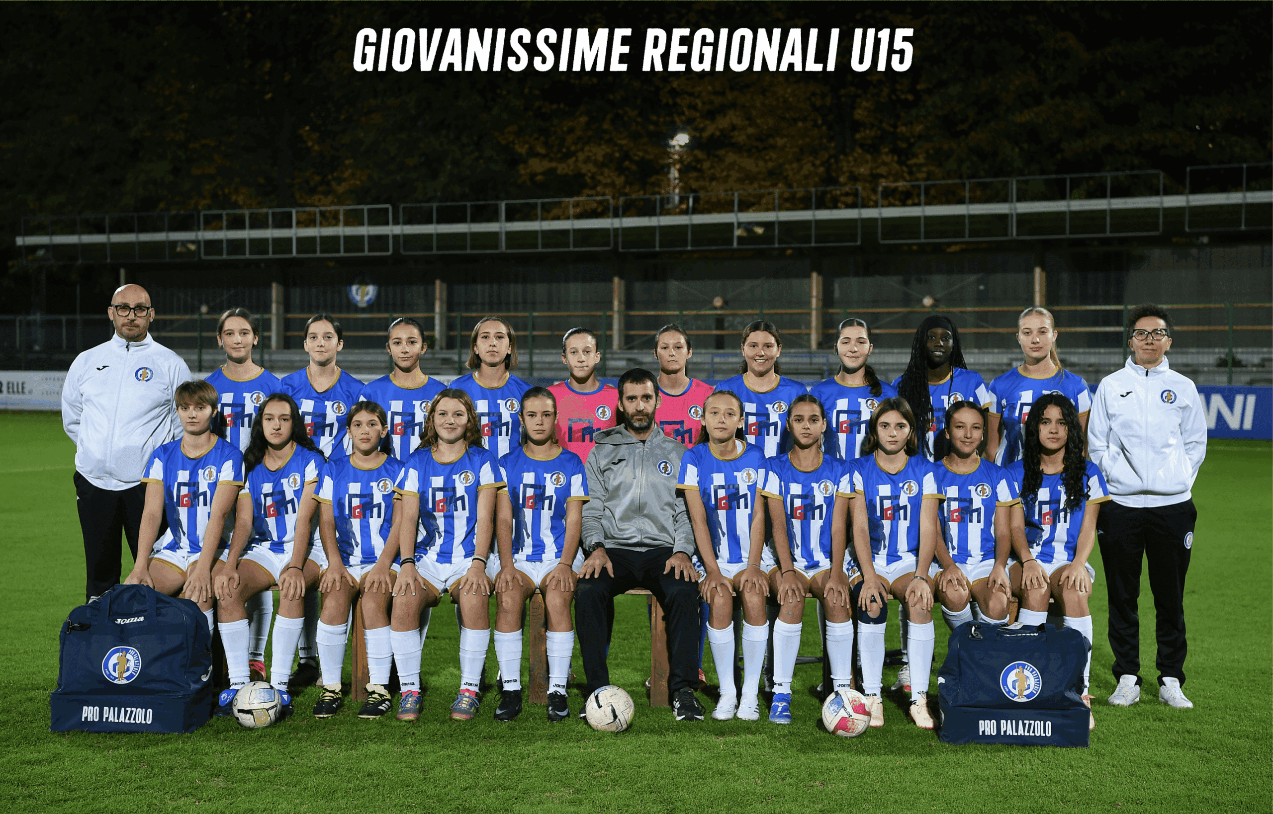 Foto di squadra Giovanissime U15 Regionali del Pro Palazzolo, stagione 2025/2026