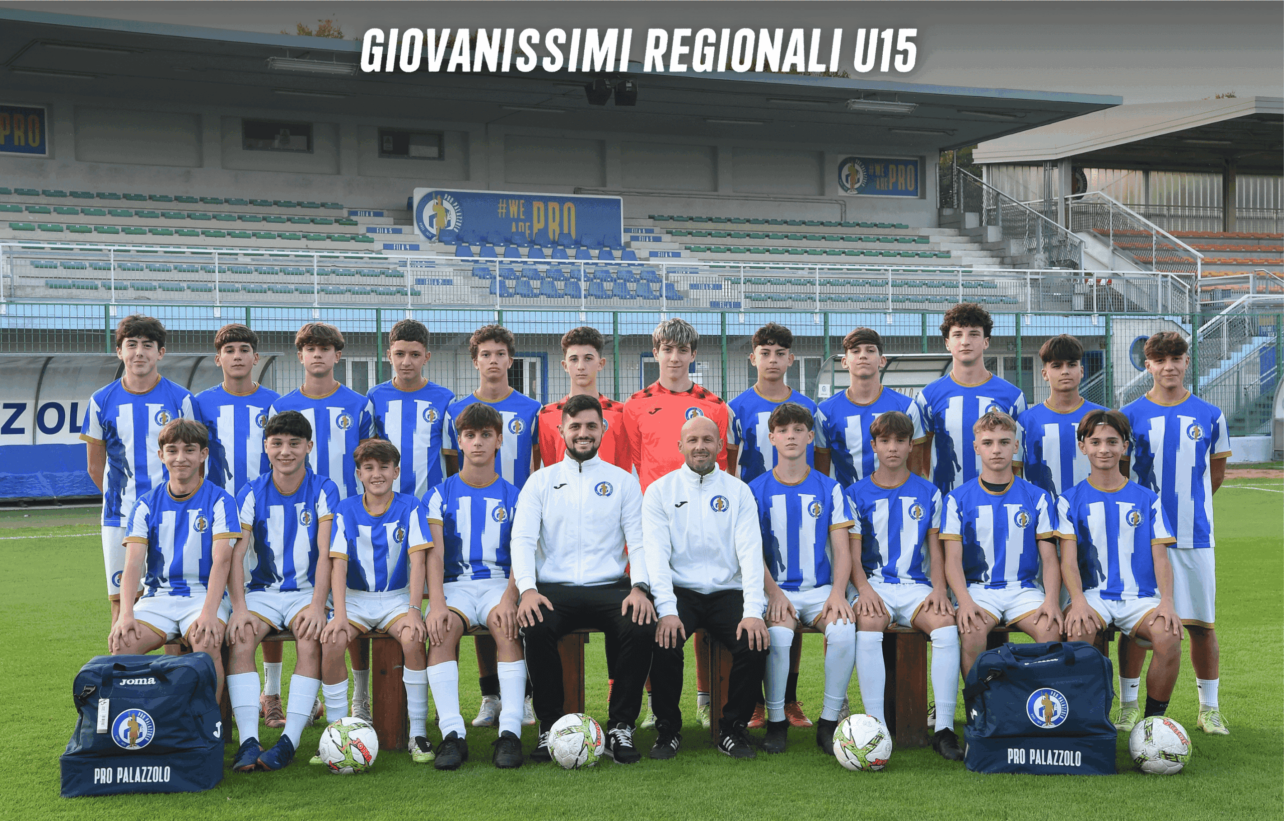 Foto di squadra Giovanissimi U15 Regionali del Pro Palazzolo, stagione 2025/2026