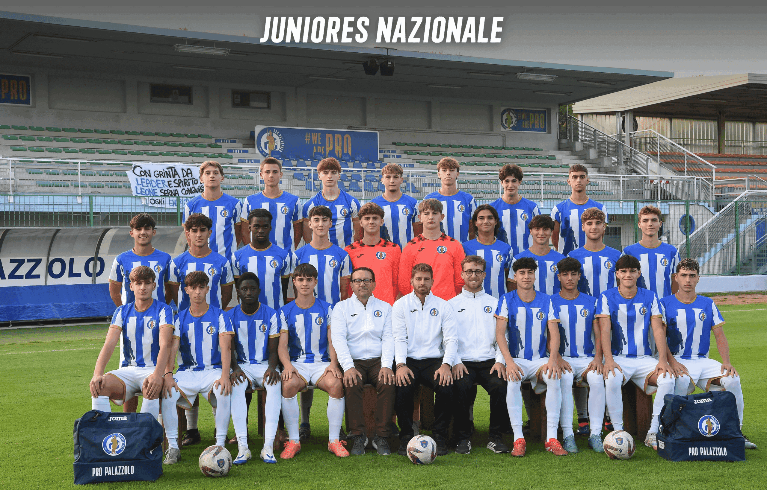 Foto di squadra Juniores Nazionale del Pro Palazzolo, stagione 2025/2026