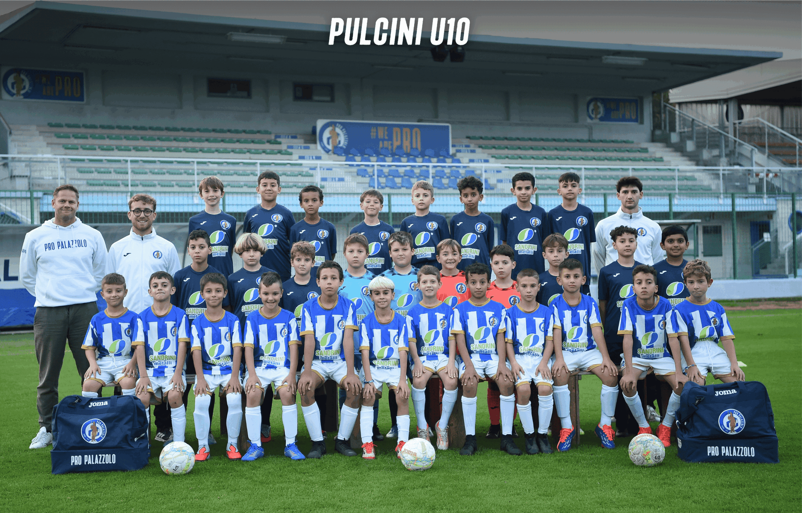 Foto di squadra Pulcini Under 10 del Pro Palazzolo, stagione 2025/2026