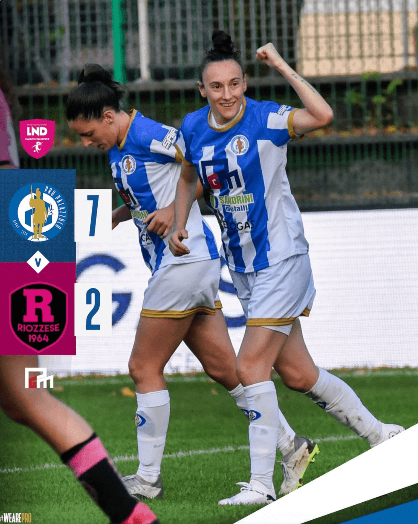 ECCELLENZA – RISULTATO FINALE PRO PALAZZOLO – RIOZZESE