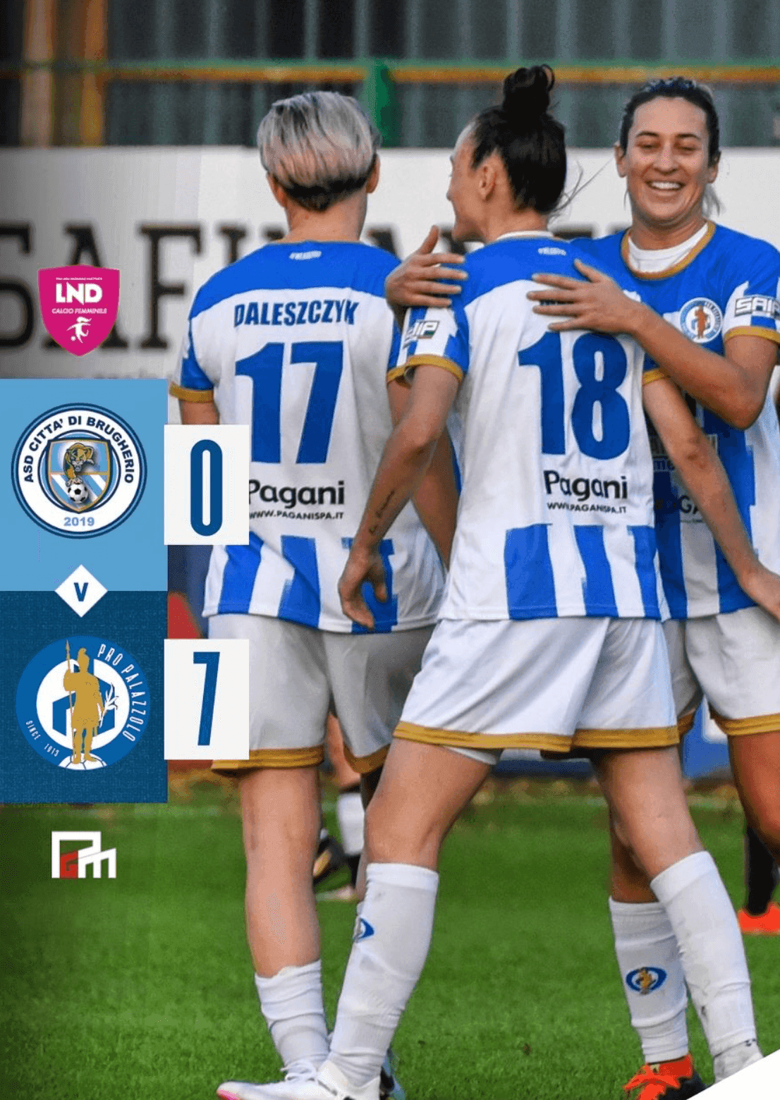 ECCELLENZA – RISULTATO FINALE CITTÀ DI BRUGHERIO