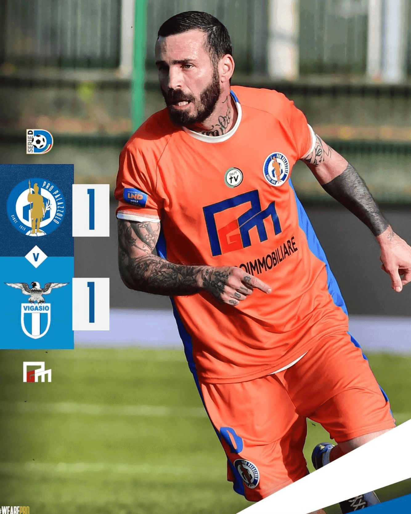SERIE D – RISULTATO FINALE PRO PALAZZOLO – VIGASIPRO